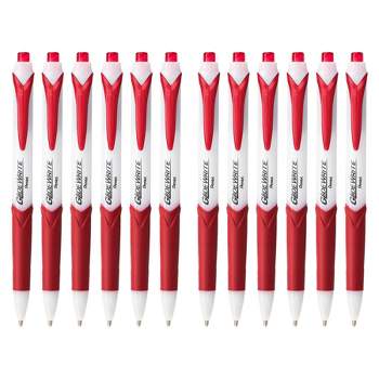 EnerGel Pearl Retractable Liquid Gel Pen, 0.7mm Metal Tip, Medium Line, Black Accent, Black Ink 2-Pk