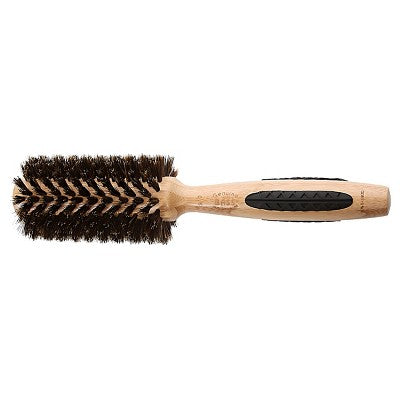 BASS Brushes Men's Wave Brush with Natural Boar Bristles And Premium Bamboo Handle - Soft Wave Style