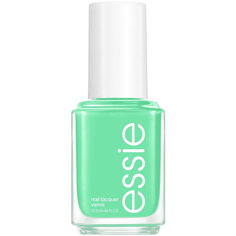 essie salon-quality nail polish, vegan, odd squad, coral, never basic, 0.46 fl oz