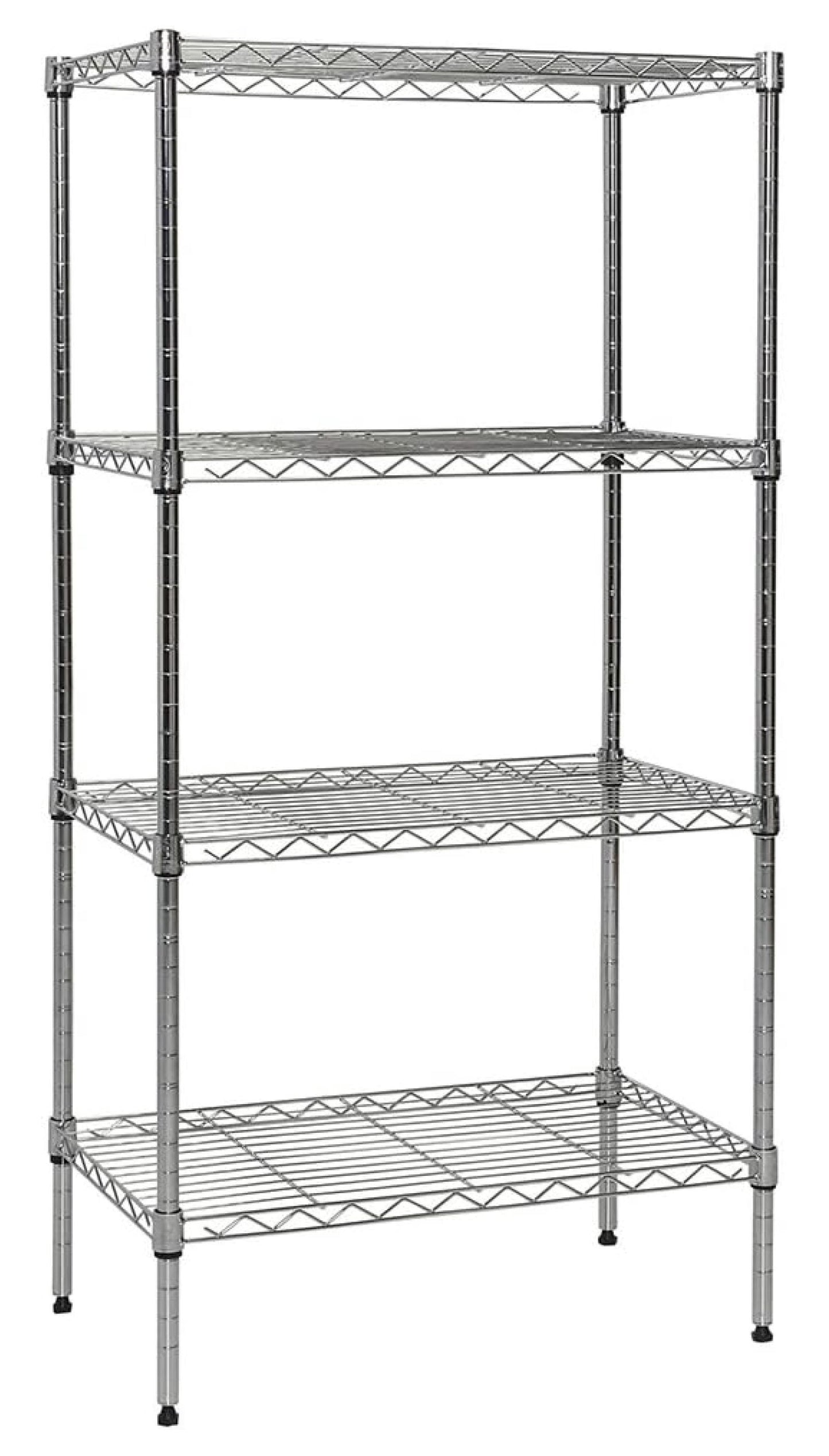 WIRE SHELF 18"X48" CHROME 4 CT DS
