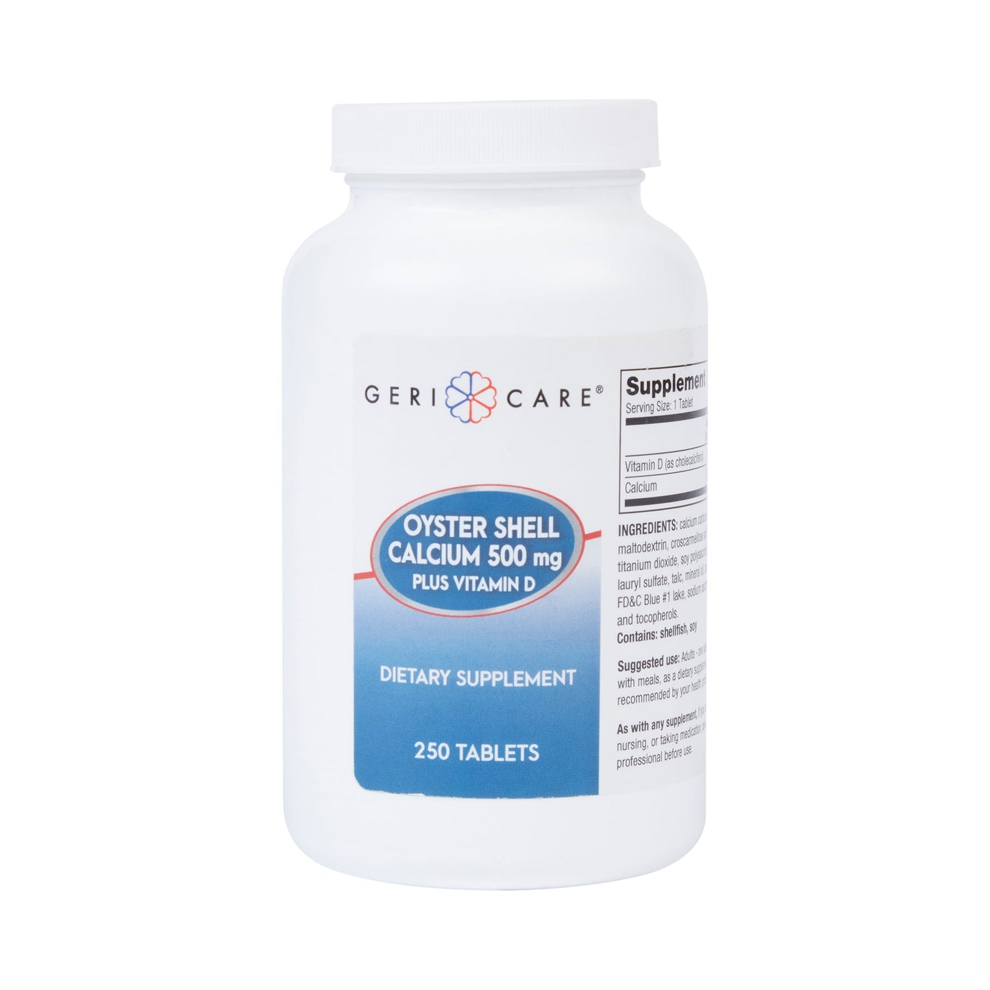 OYSTER SHELL CALC 500MG+VIT D TAB 100CT