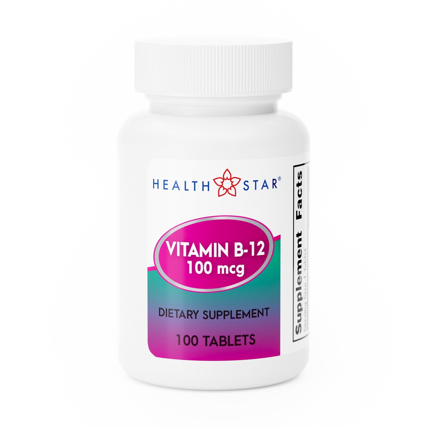 HEALTH STAR VIT B12 100MCG TAB 100 GERI