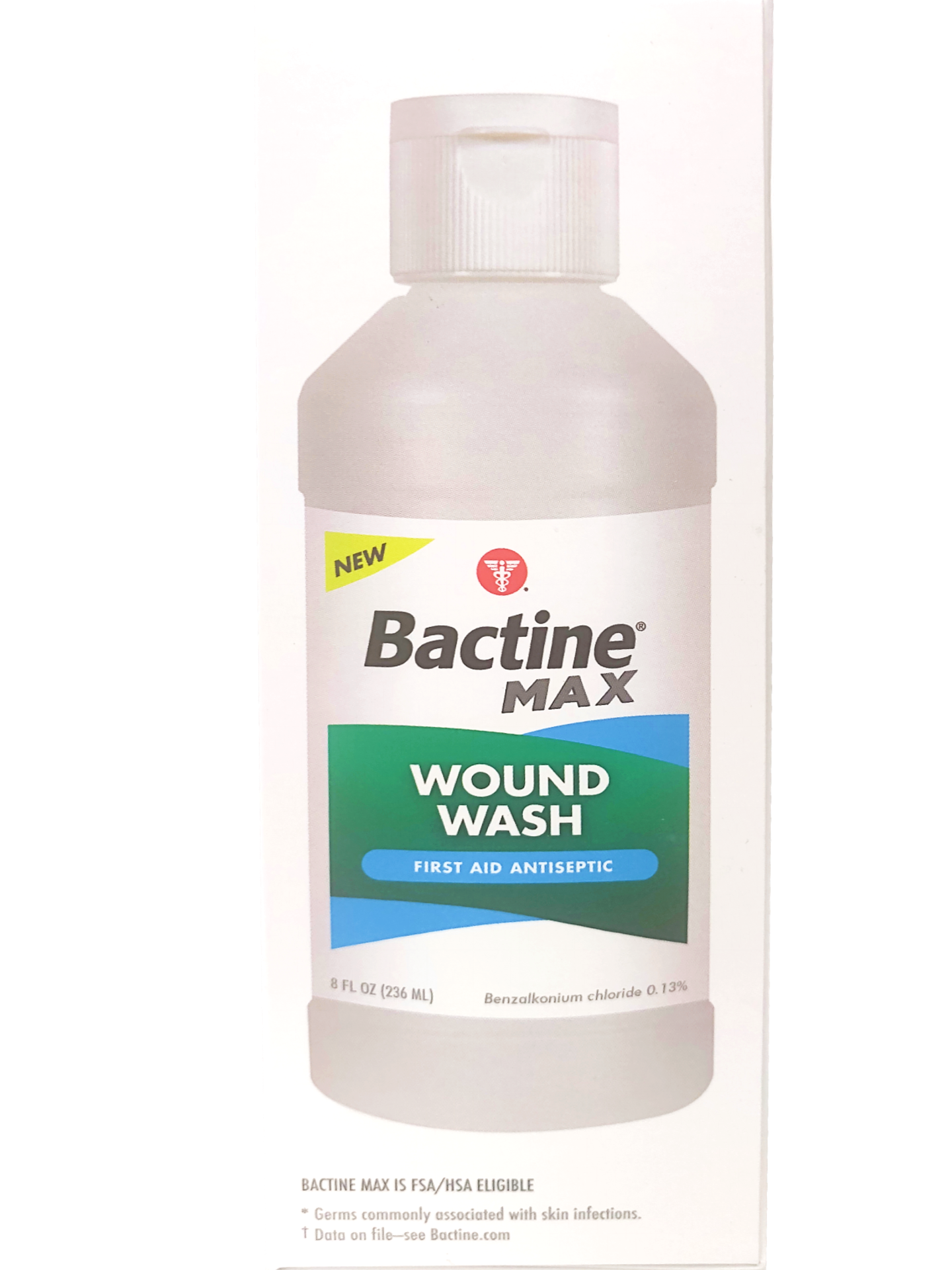 BACTINE MAX WOUND WASH LIQUID 8OZ