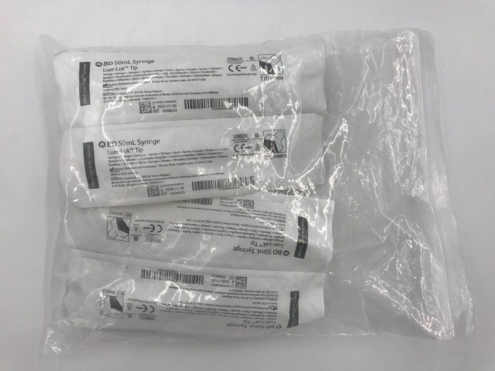 BD SYRINGE 50ML LL 40 309653