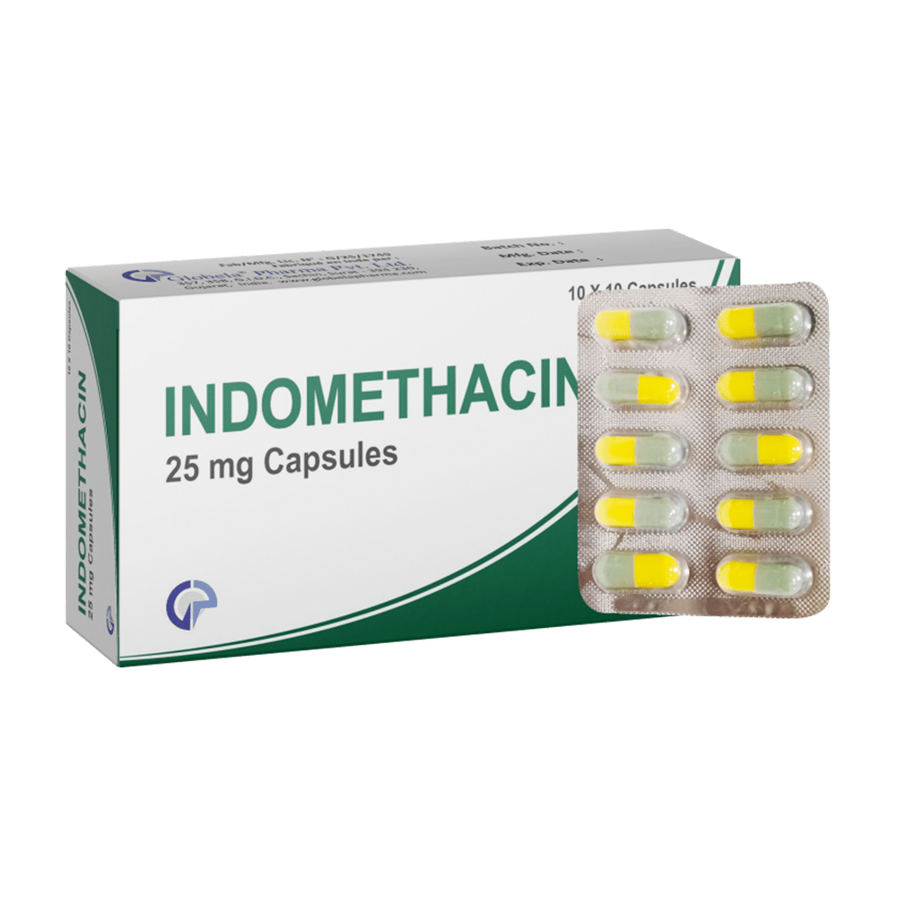 INDOMETHACIN CP 50MG 100