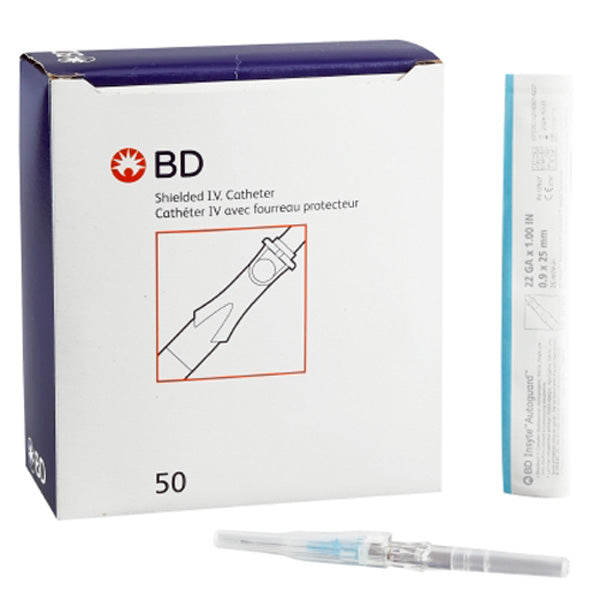 BD INSYTE AGRD CH 50 22GX1N