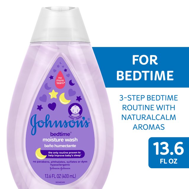 JOHNSON BEDTM MOIST WASH 13.5z