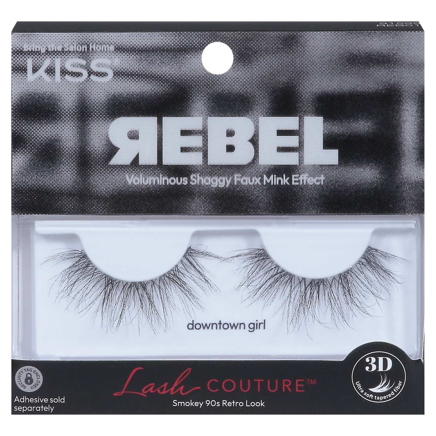 KISS Lash Couture Rebel Collection False Eyelashes Single Pack Downtown Girl