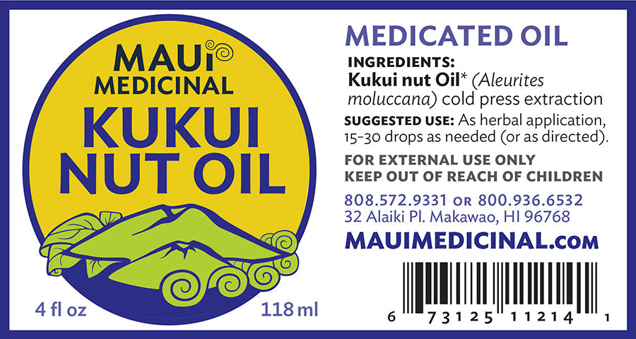 MASSAGE OIL,KUKUI NUT