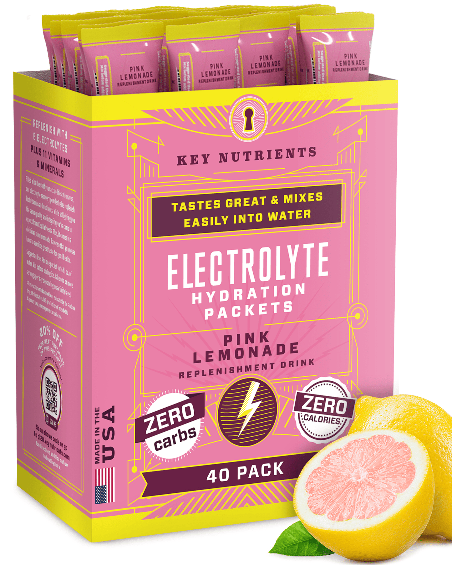 Electrolyte Hydration Powder; Lemonade