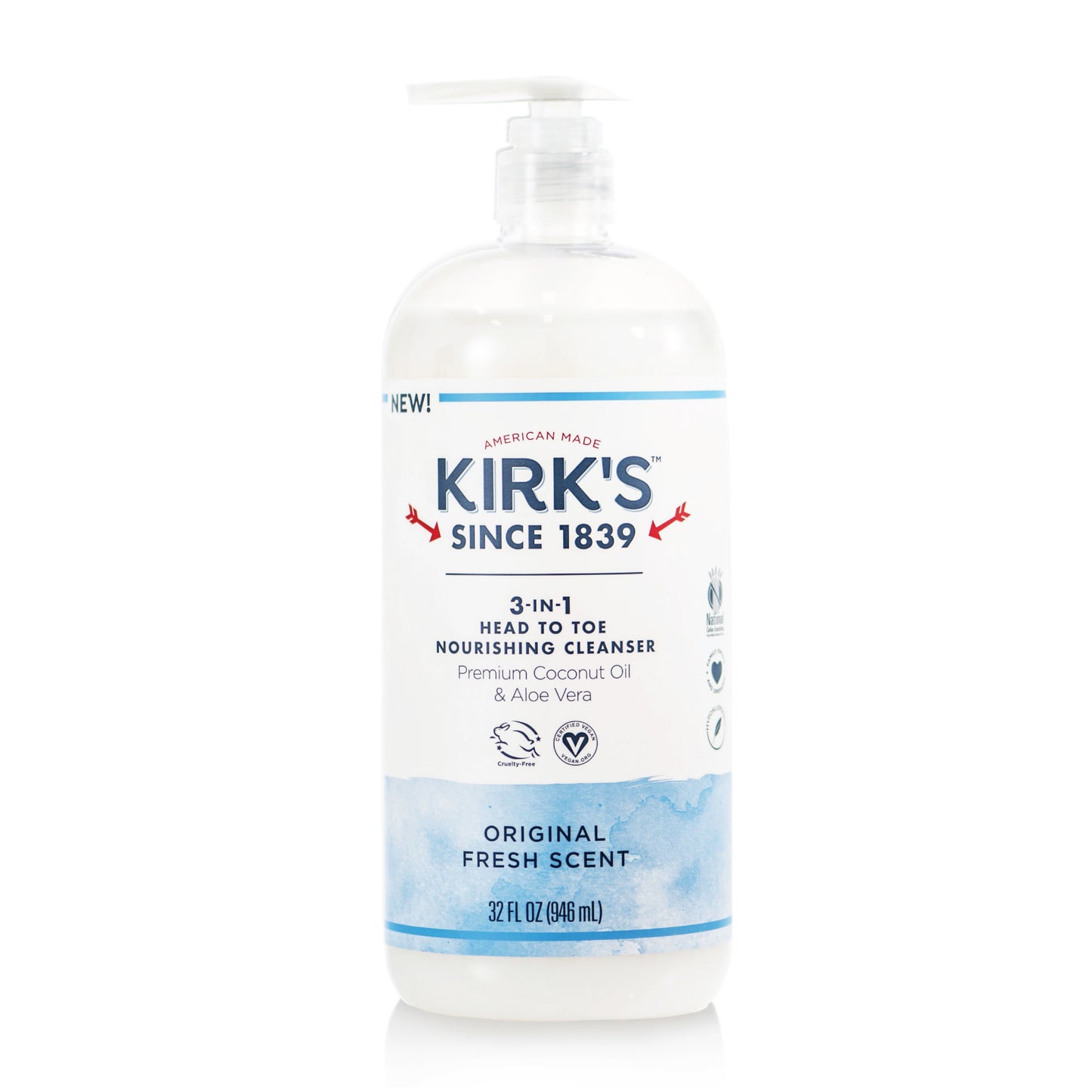 KIRK'S NATURAL 3-IN-1 CLNSR,JUNIPER,LIME