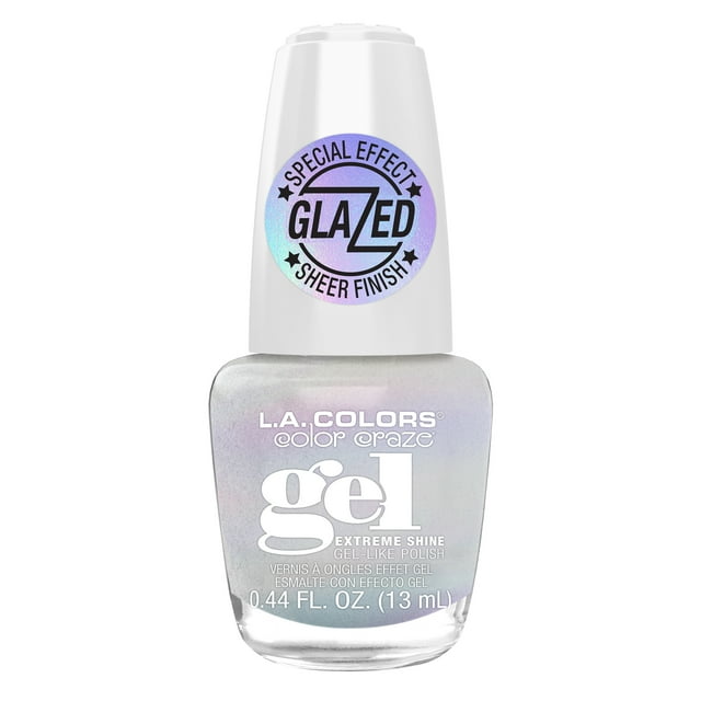 L.A. Colors Dark Metal Nail Polish, Glacier