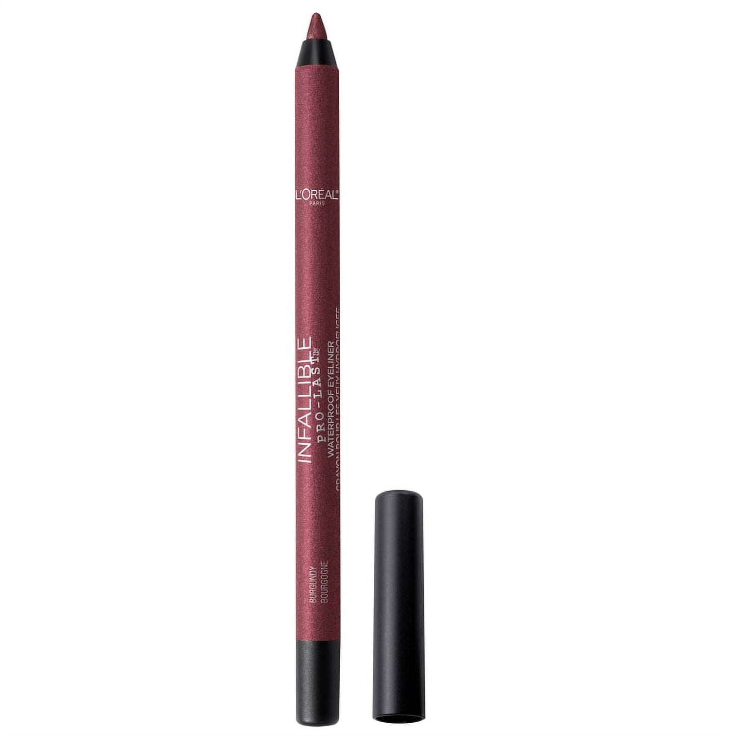 L'ORÉAL PARIS Infallible Pro-Last Waterproof, Up to 24HR Pencil Eyeliner, 830 Burgundy, 0.042 oz.