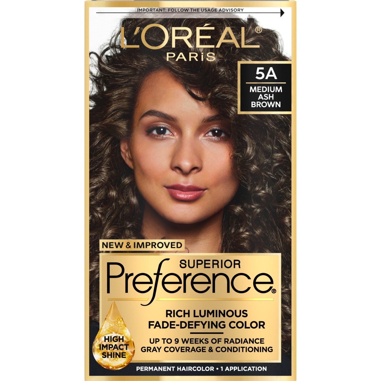 L'ORÉAL PARIS Superior Preference Permanent Hair Color, 7 Dark Blonde, 6.5 fl. oz.