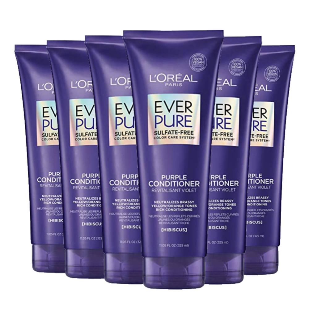 L'ORÉAL PARIS EverPure Sulfate Free Purple Conditioner, 6.8 fl. oz.