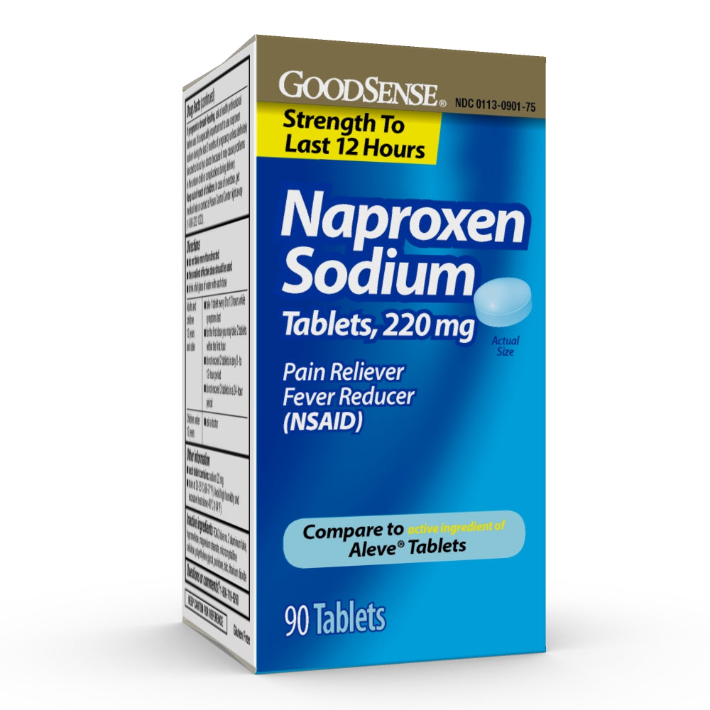 NAPROXEN SODIUM 220 MG TAB 90