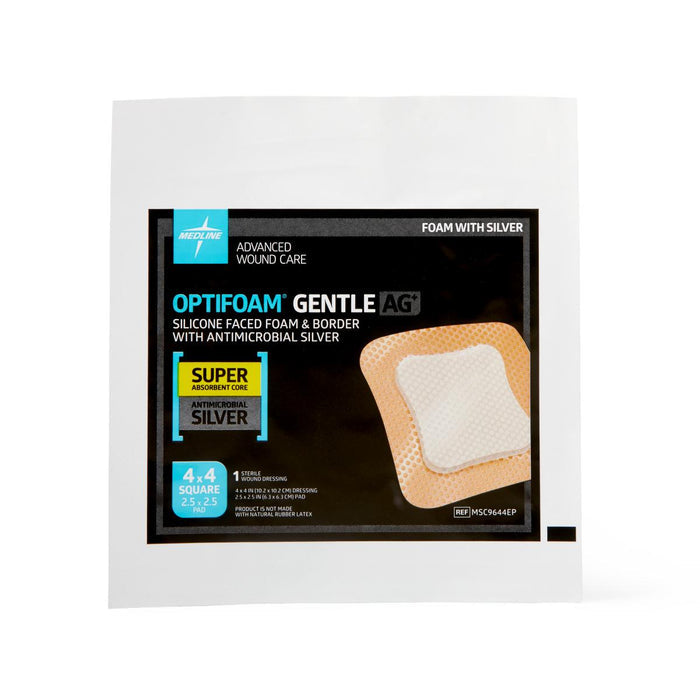 OPTIFOAM GENTLE SILIC FOAM DRES 4X4 10CT