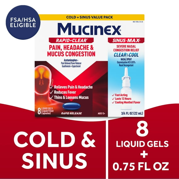MUCINEX RAPID+CLEAR TB 20 CPLT