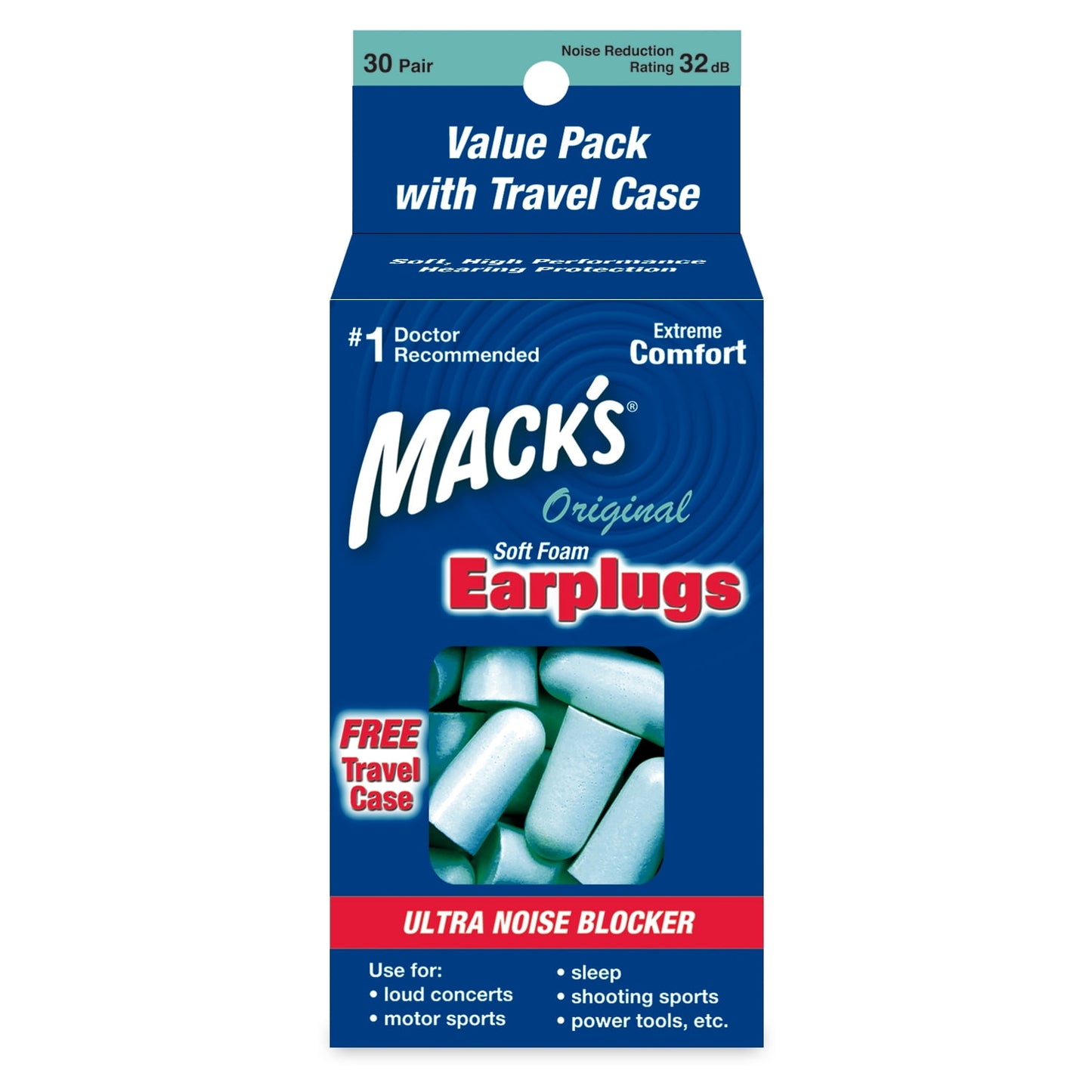 MACK'S EARPLUGS FLGHTGRD AIR PRSSR 1PR