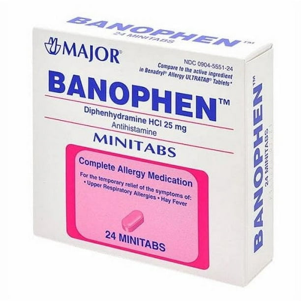 BANOPHEN 25 MG CAP 24 UD
