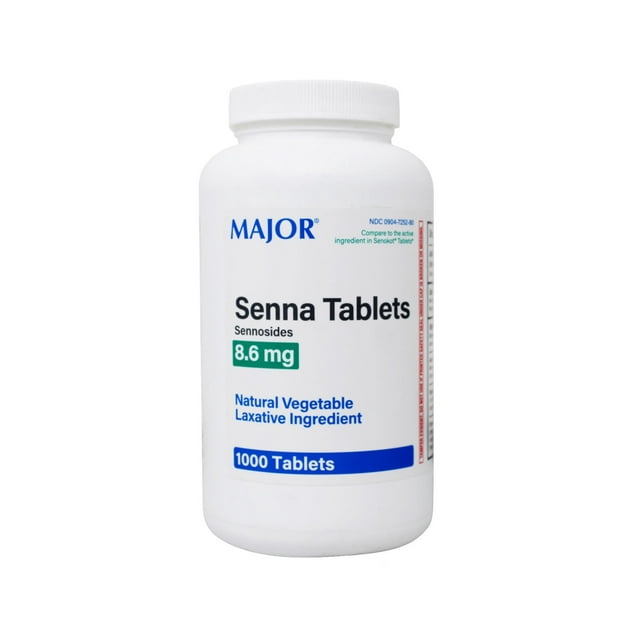 SENNA LAXATIVE 8.6 MG TAB 1000