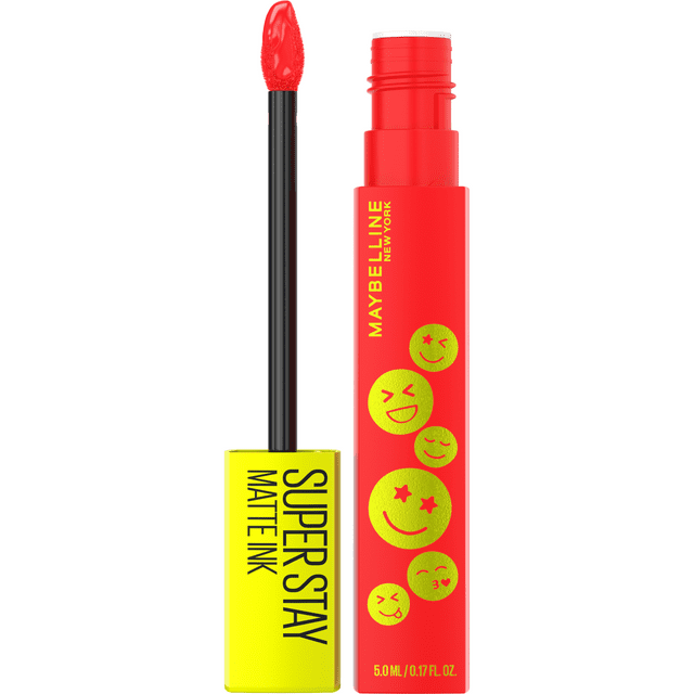 MAYBELLINE New York Super Stay Matte Ink Liquid Lip Color, Moodmakers Lipstick Collection, Pleasure Seeker