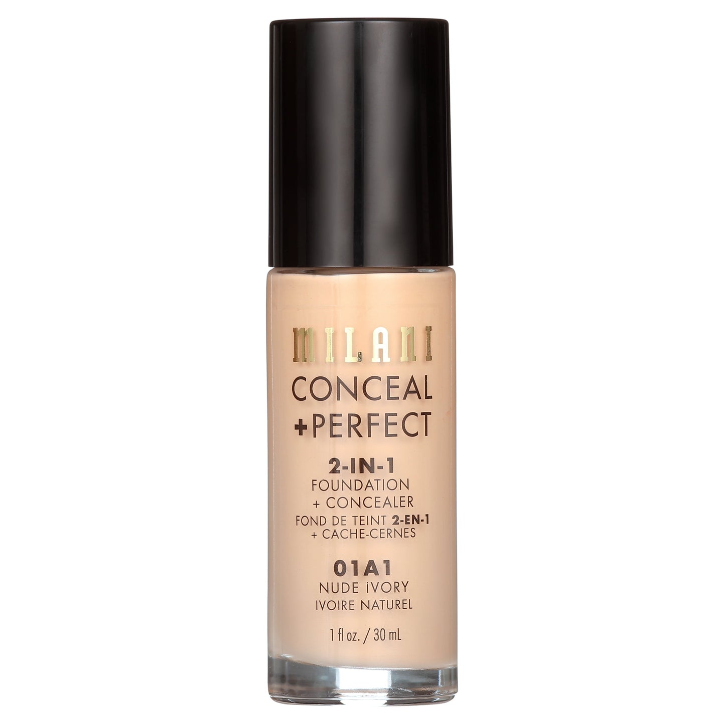 Milani Conceal + Perfect 2-in-1 Foundation + Concealer - 00BB Nude