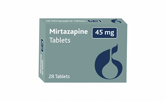 MIRTAZAPINE TB 45MG 500 CPLT