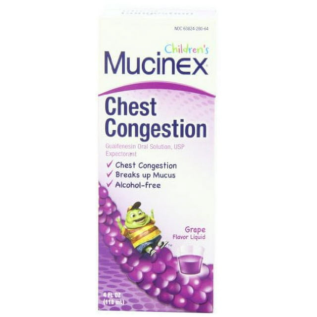 MUCINEX CHILD EXPECTORANT DECONG BRY 4OZ