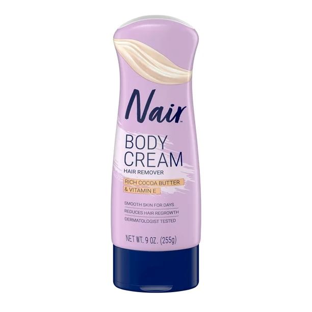 Nair Hair Remover Body Cream Cocoa Butter & Vitamin-E 9oz