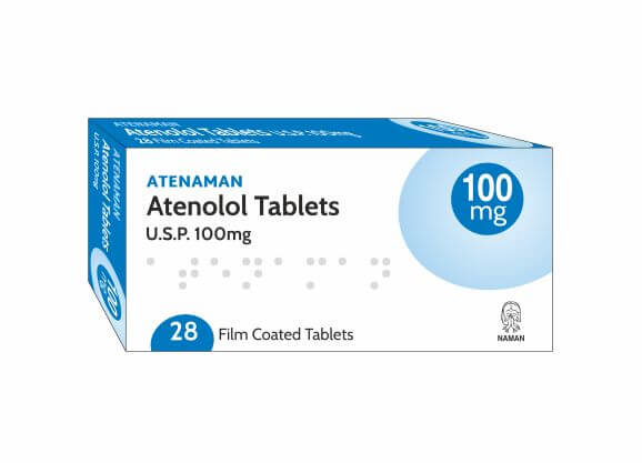 ATENOLOL TB 100MG 100