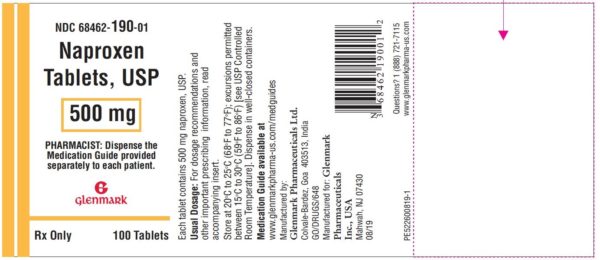 NAPROXEN TB 500MG 500 CPLT