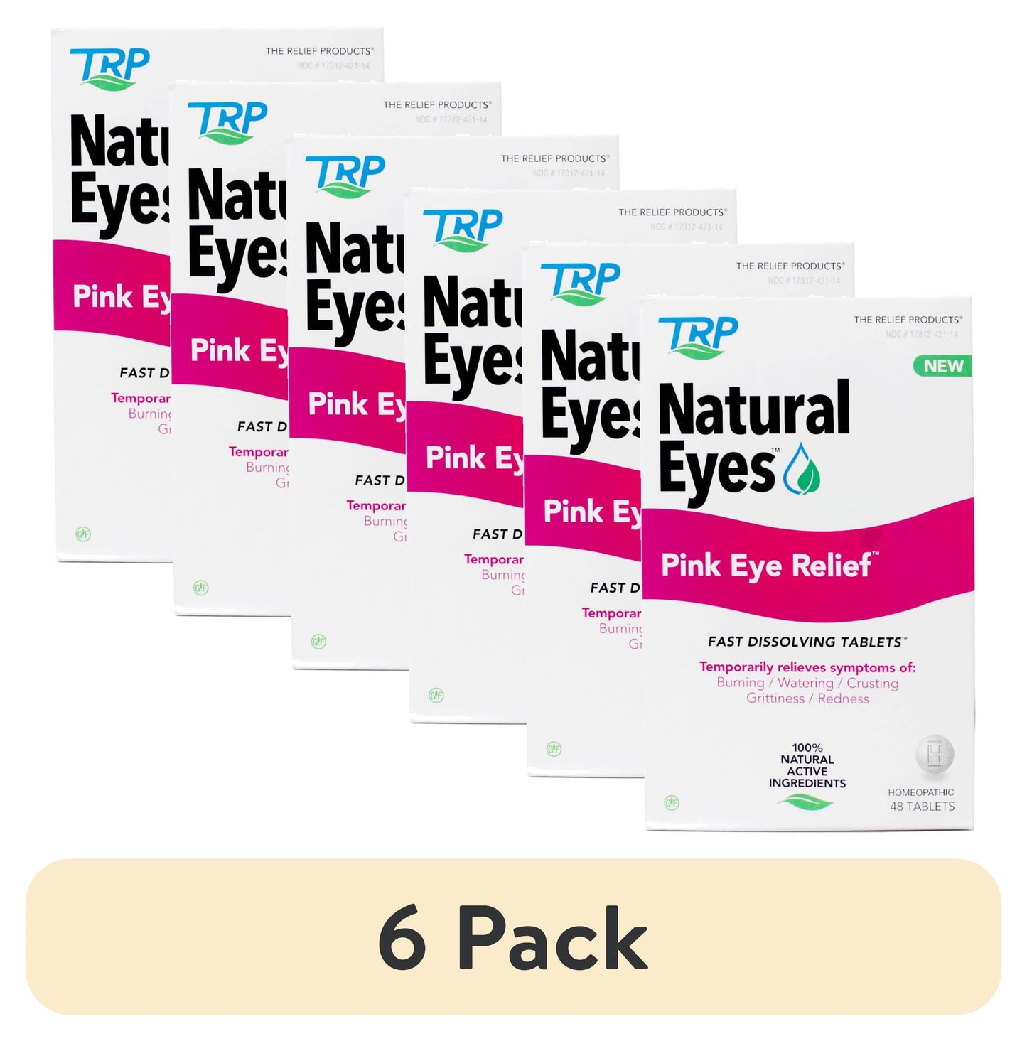 NATURAL EYES NATURAL EYE RELIEF,PINK