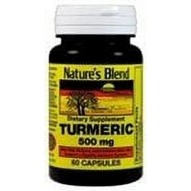 TURMERIC 500 MG CAPS 60CT NAT BLEND