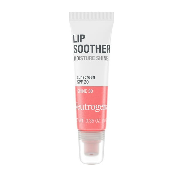 Neutrogena MoistureShine Lip Soother Gloss, SPF 20, Shine 30, .35 oz