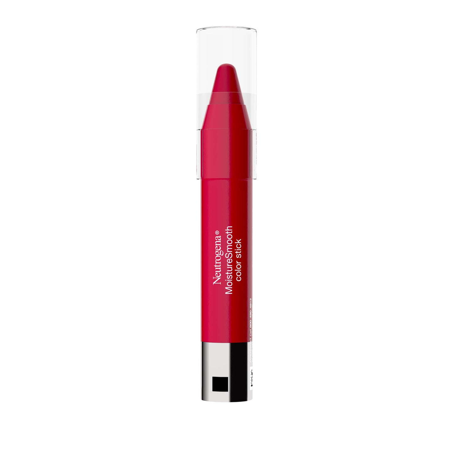 Neutrogena MoistureSmooth Color Stick Lipstick, 100 Pink Nude, .011 oz