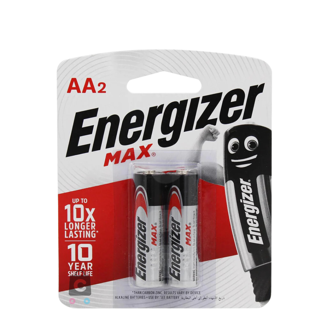 ENERGIZER MAX ALK AA E91BP2 2PK