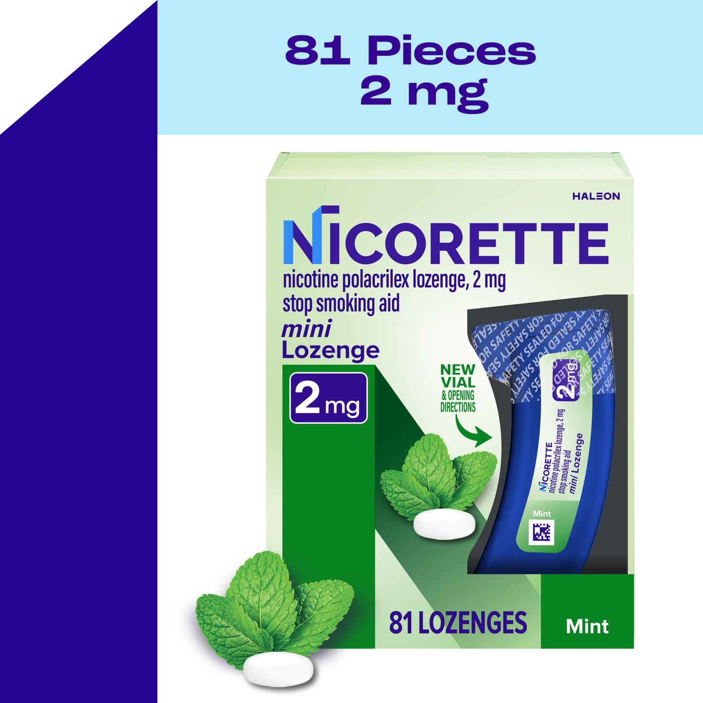 NICORETTE LZ 2MG 81 MINI MINT