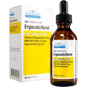 ERGOCALCIFEROL 200 MCG-ML SOL 60 ML