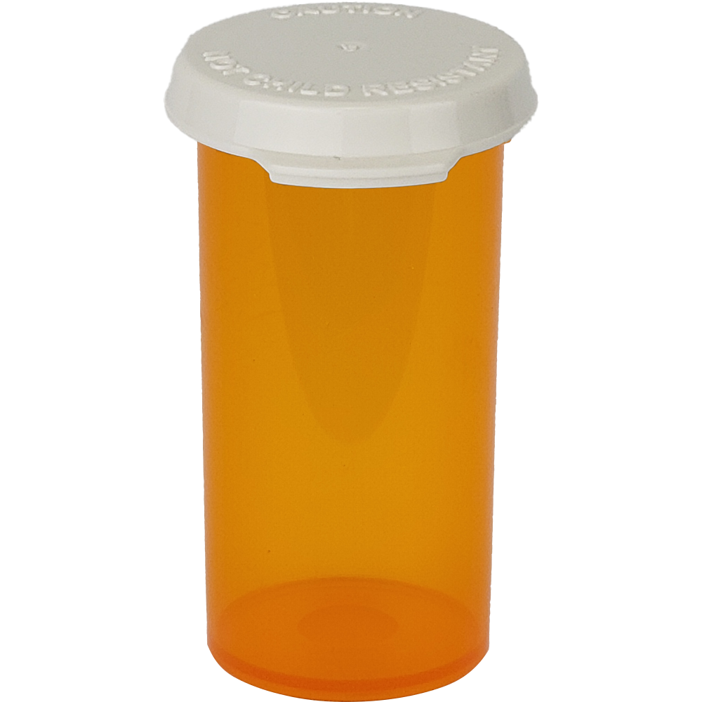TRISTATE AMBER PLST VIAL PROLN 400X11DR