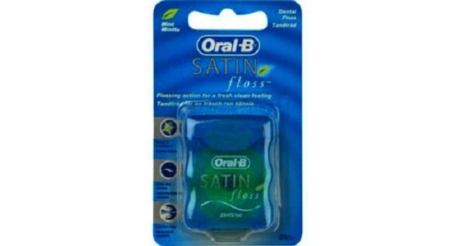 Oral-B Complete Floss 55 Yds Satin Mint Twin Pack (6in)