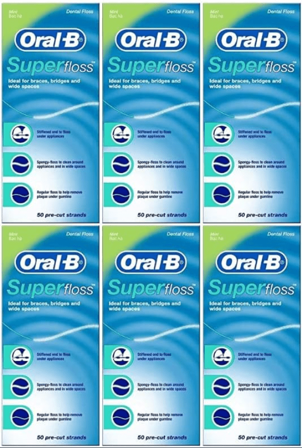 ORAL-B SUPERFLOSS 50Y MINT