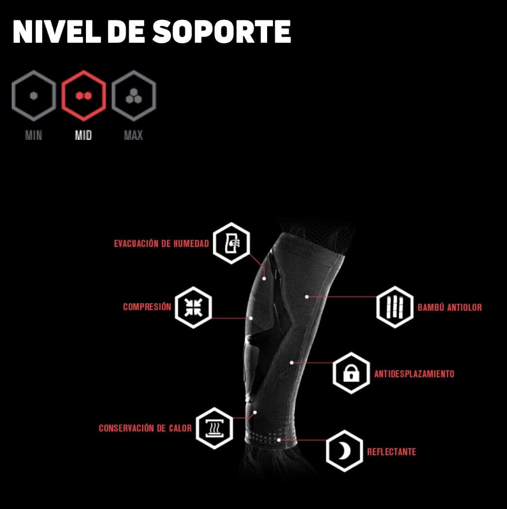 DJ TRIZONE CALF SB BLK XL DSHP