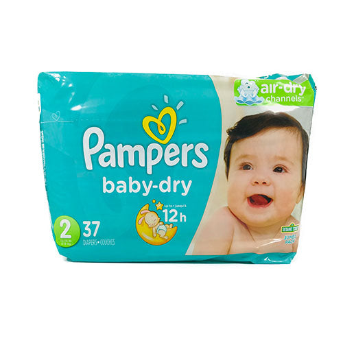 Pampers Diapers Size 2 Baby- Dry 37 Count