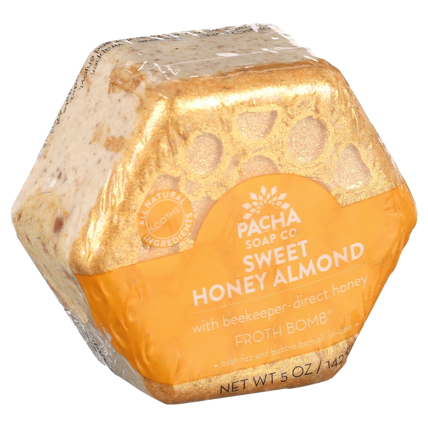 Pacha Soap Co Froth Bomb, Santa Suds, Honey Chamomile - 3 Oz