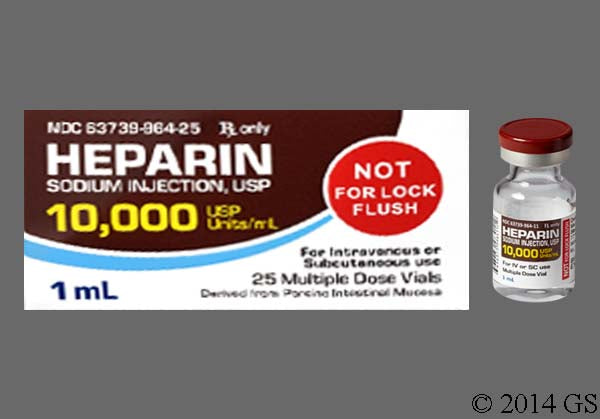 HEPARIN SOD SD 10000U/ML25X1ML LF