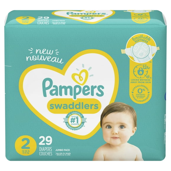 PAMPERS SWADDLERS BF 22 JMBO S4