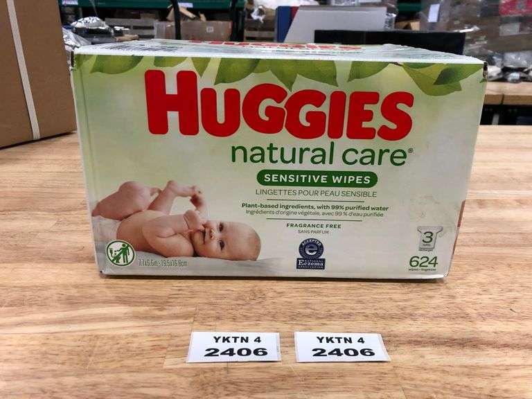 HUGGIES NATURAL CARE SENSITIVE WPE 56CT