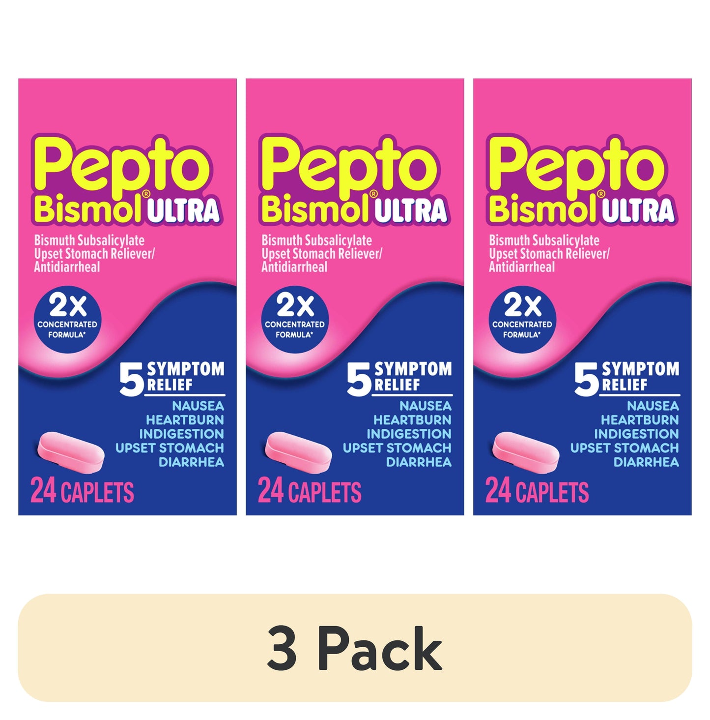 PEPTO-BISMOL ULTRA TB525MG24 CPLT