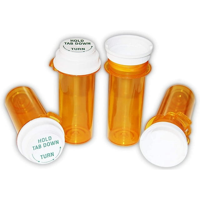 COLORSAFE RC VIALS - AMBER 40 DRAM W/CAP